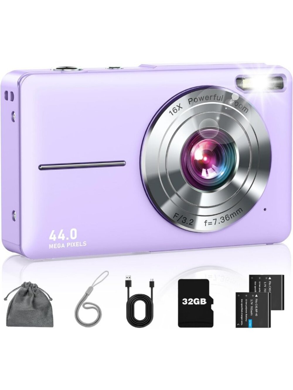 FHD 1080P Digital Camera for Kids & Teens | Easy Point & Shoot Starter Camera